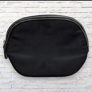 MAXX New York Black Cosmetic / Cord / Pen or Pencil Bag